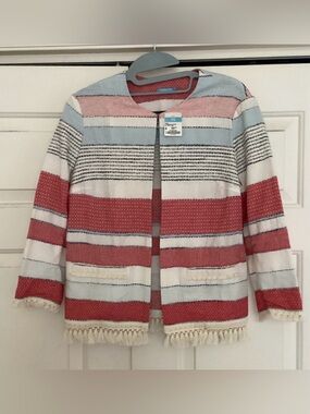 NWT J. McLaughlin Davis Crew Neck Jacket | Size S